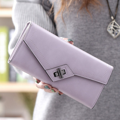 Öko bőrből készült női pénztárca több színben