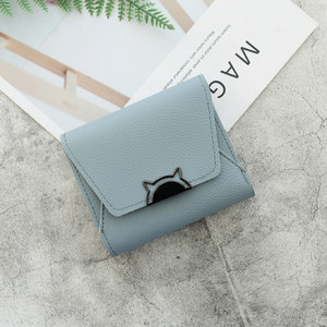 Mini portofel de dama cu element 3D