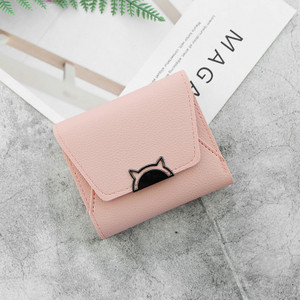 Mini portofel de dama cu element 3D