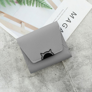 Mini portofel de dama cu element 3D