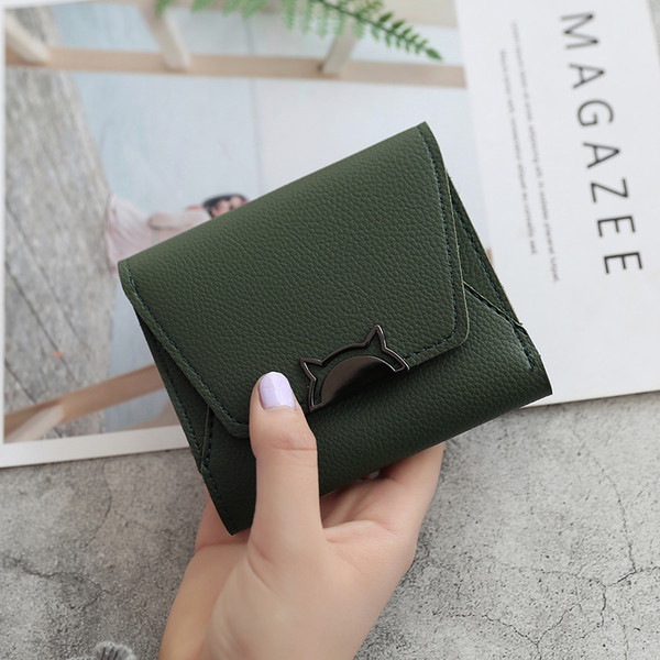 Mini portofel de dama cu element 3D