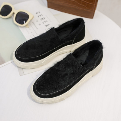 Modern női cipők két színben - barna és fekete