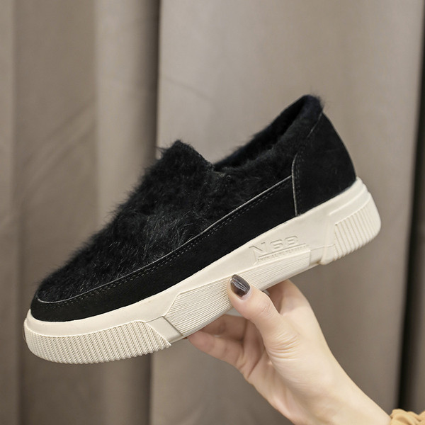 Modern női cipők két színben - barna és fekete