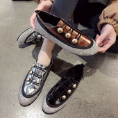 Modern női tornacipő három színben, dekorgyöngyökkel