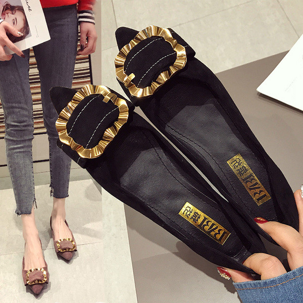 Modern női cipők két színben, öko velúrból