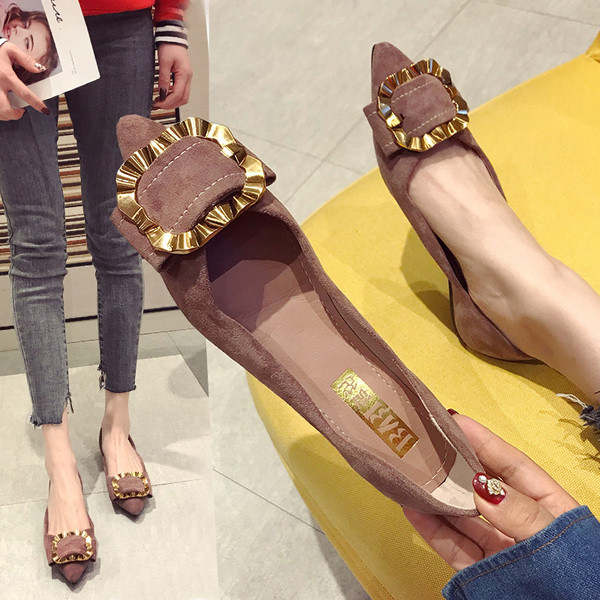 Modern női cipők két színben, öko velúrból