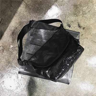 Modern férfi táska fekete és szürke színben