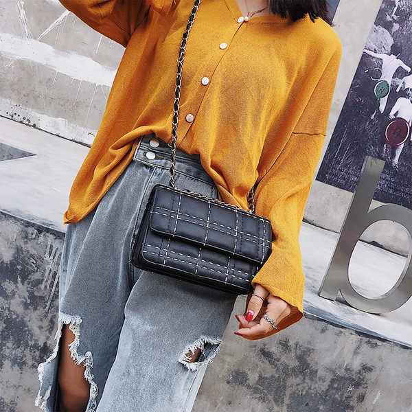 Öko bőrből készült modern női táska négy színben