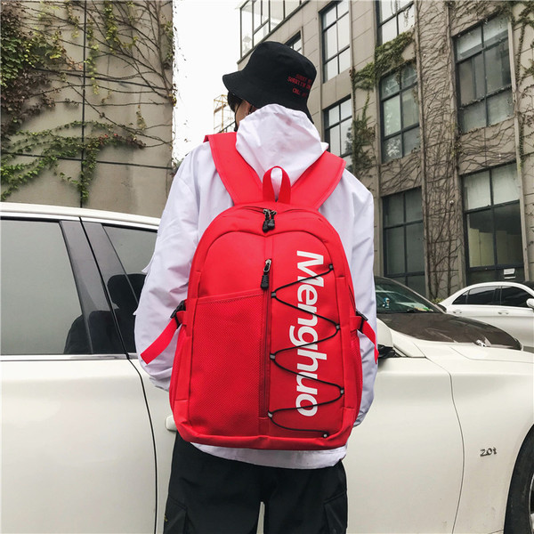 Ανδρικό σακίδιο με  επιγραφή σε τέσσερα χρώματα