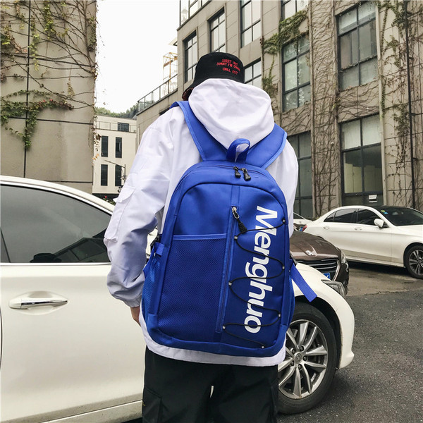 Ανδρικό σακίδιο με  επιγραφή σε τέσσερα χρώματα