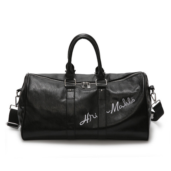 Modern férfi táska eko bőrből fekete és piros színben