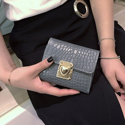 Női mini pénztárca öko bőrből