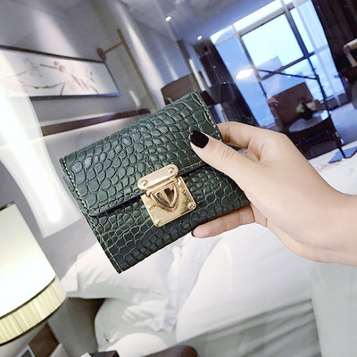 Női mini pénztárca öko bőrből