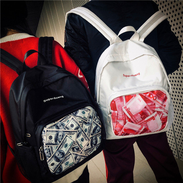 Modern hátizsák férfiaknak és nőknek, két színben