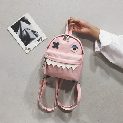 Hétköznapi női hátizsák 3D dekorációval több színben