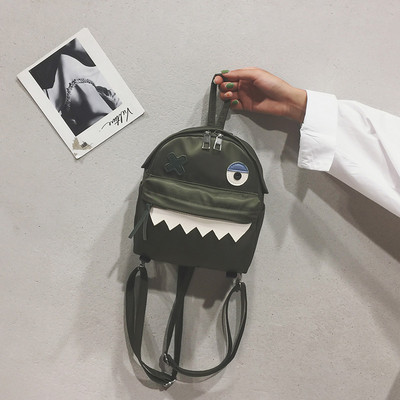 Hétköznapi női hátizsák 3D dekorációval több színben