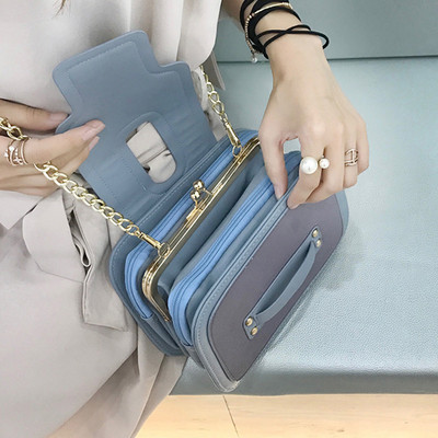 NEW Women`s bag with metal handle in several colors