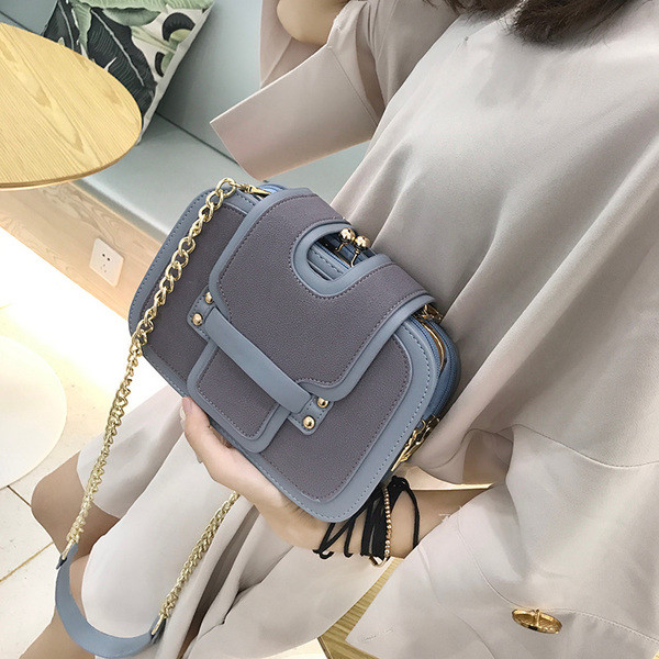 ÚJ Fém fogantyús női táska többféle színben