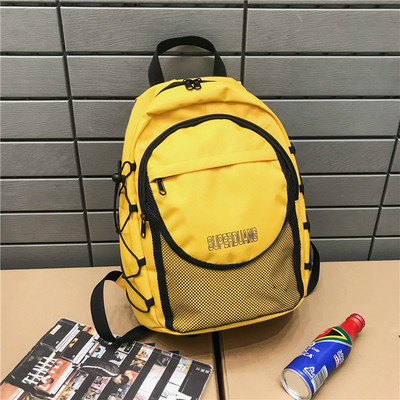 Férfi hátizsák hálós elemmel és cipzárral több színben