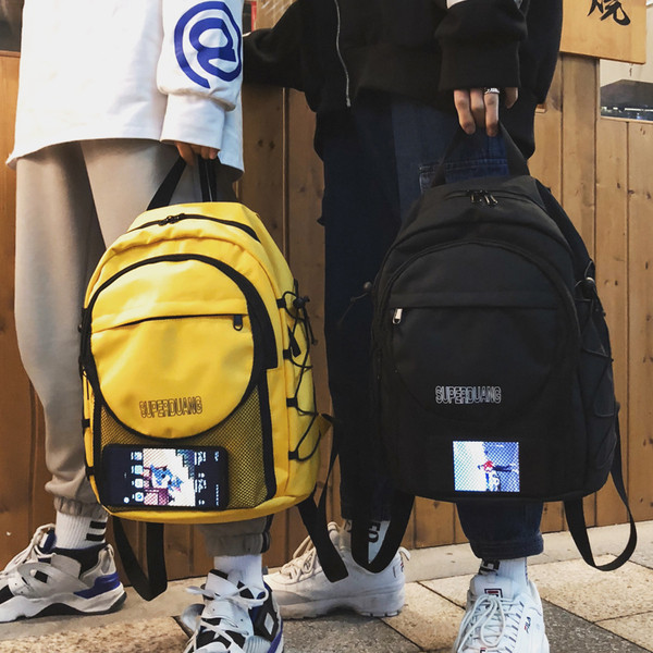 Férfi hátizsák hálós elemmel és cipzárral több színben