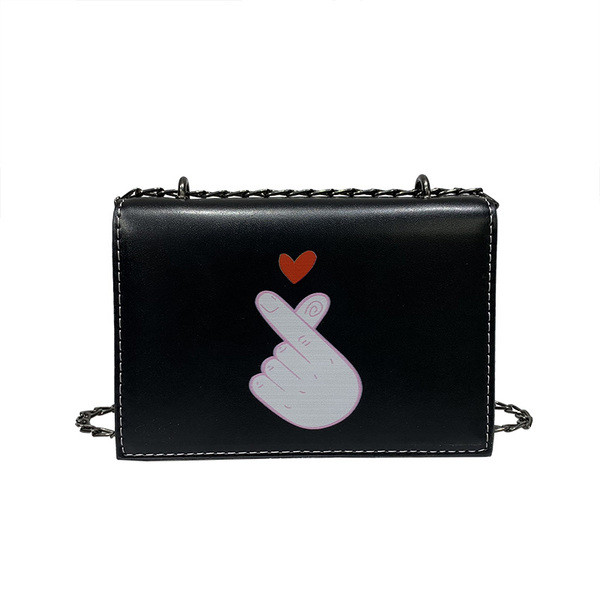 Stílusos női táska virágmotívummal, három színben