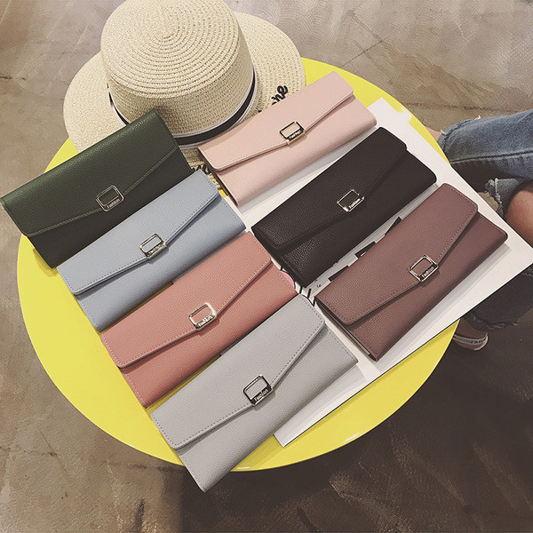 Stílusos női pénztárca hat színben