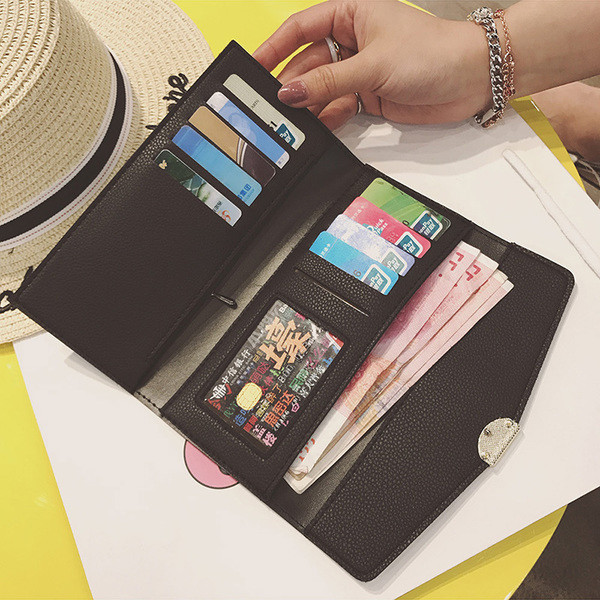 Stílusos női pénztárca hat színben