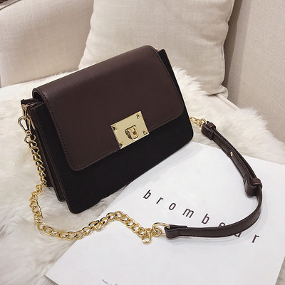 Elegáns női táska fémlánccal több színben