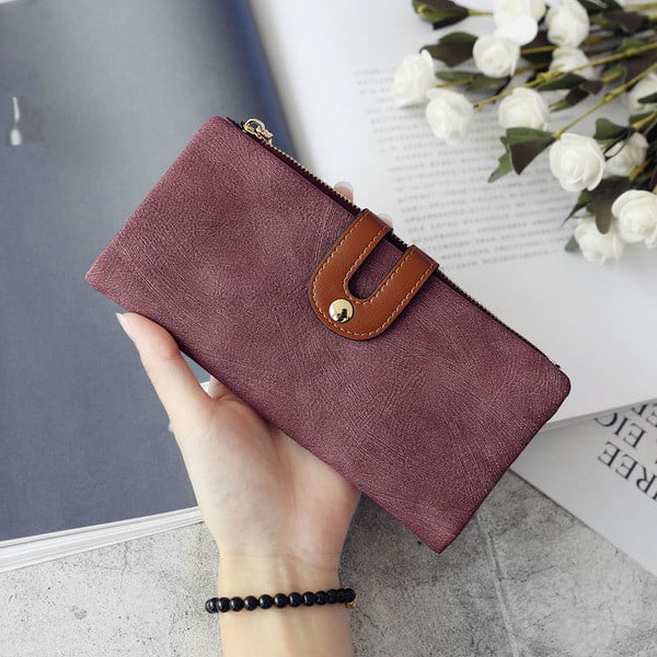 m = Modern női pénztárca hat színben