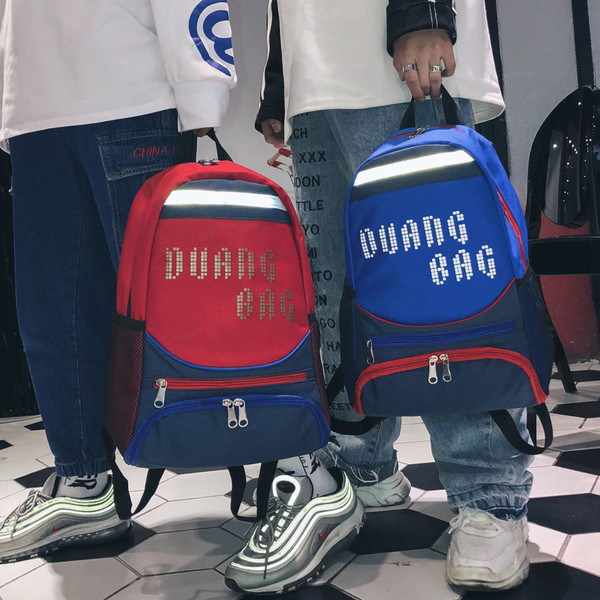 Modern férfi hátizsák három színben felirattal