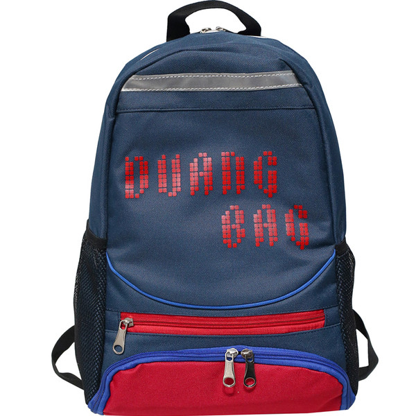 Modern férfi hátizsák három színben felirattal