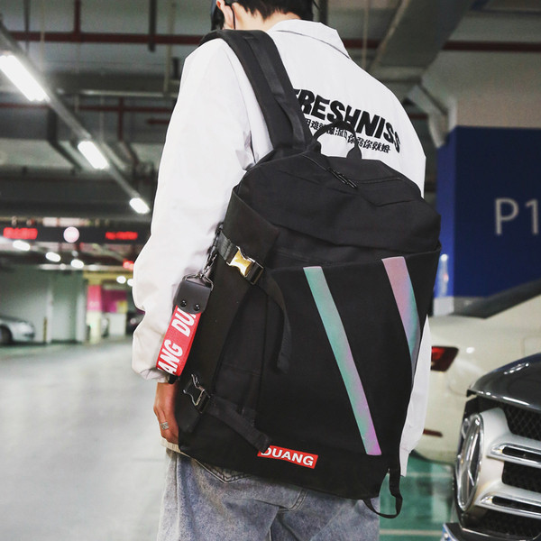 Férfi sport hátizsák fekete színben - többféle modell