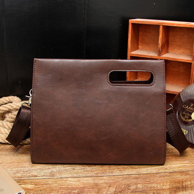 Stílusos barna férfi üzleti táska