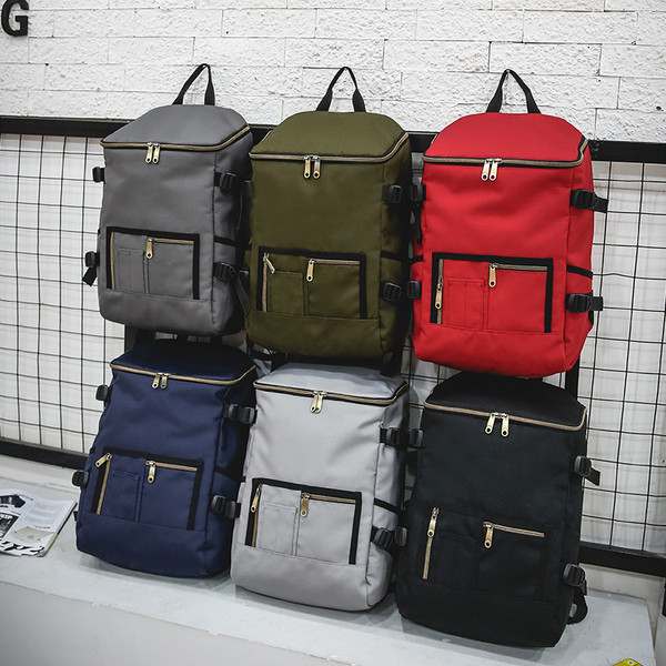 Σπορ-casual ανδρικό σακίδιο με φερμουάρ σε έξι χρώματα