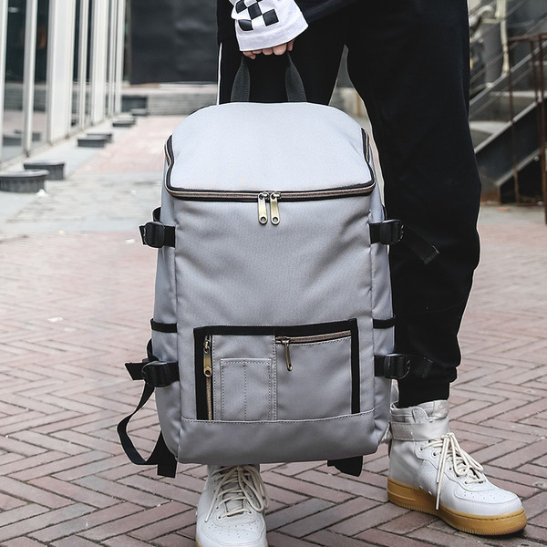 Σπορ-casual ανδρικό σακίδιο με φερμουάρ σε έξι χρώματα