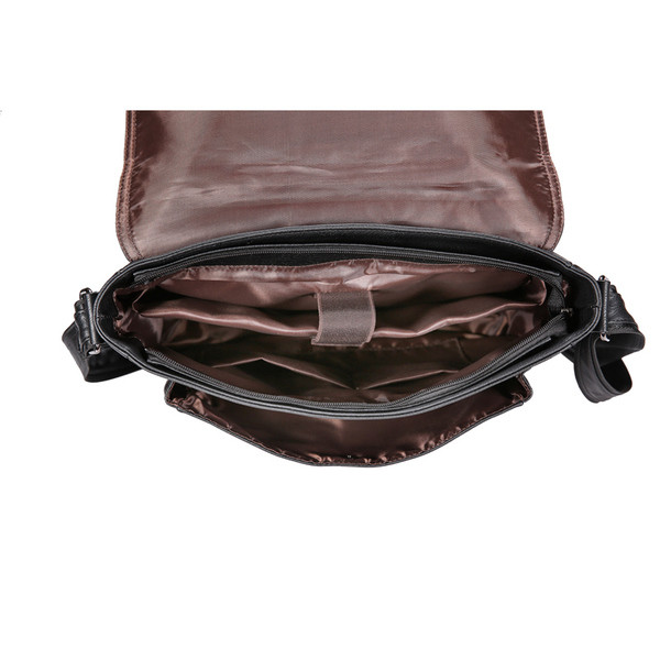 Modern férfi táska eko bőrből, hosszú pánttal