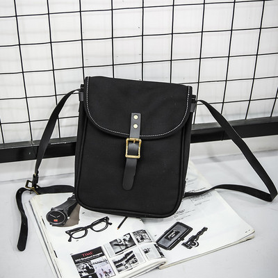 Férfi alkalmi táska fekete és narancs színben