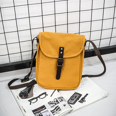 Férfi alkalmi táska fekete és narancs színben