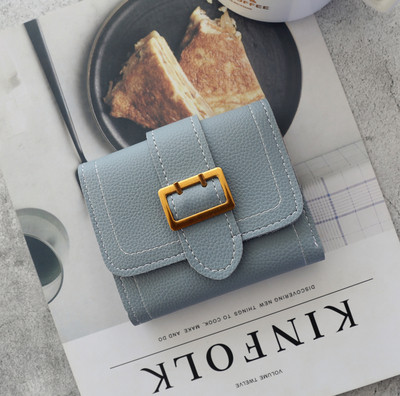 Női mini pénztárca csattal több színben