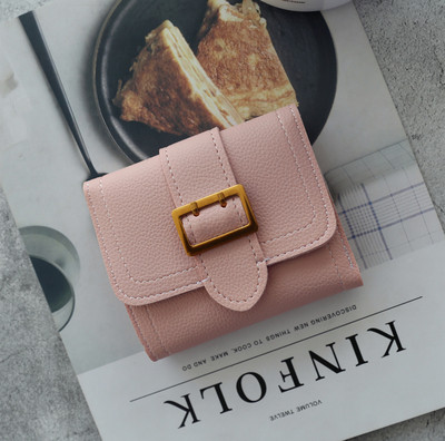 Női mini pénztárca csattal több színben