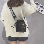 Modern női táska kiegészítővel több színben