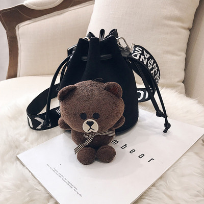 Modern női táska kiegészítővel több színben