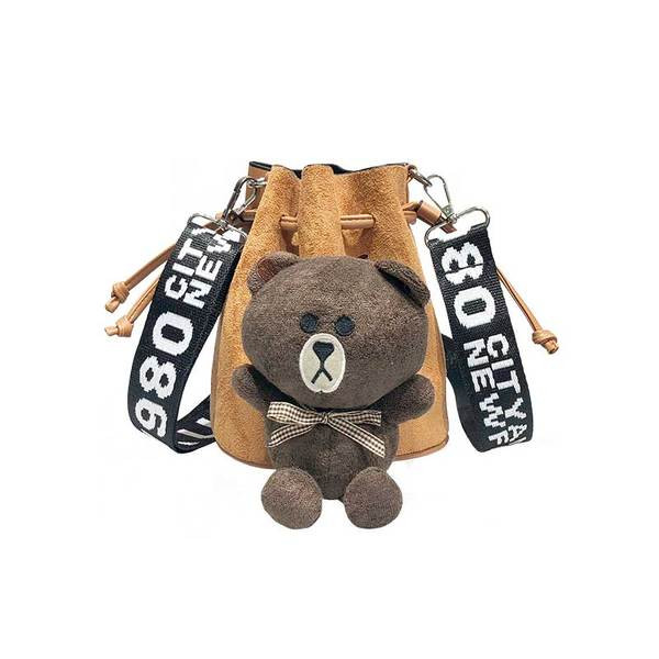 Modern női táska kiegészítővel több színben