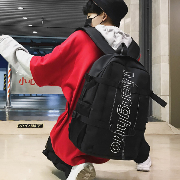 Férfi sport hátizsák öt színben felirattal