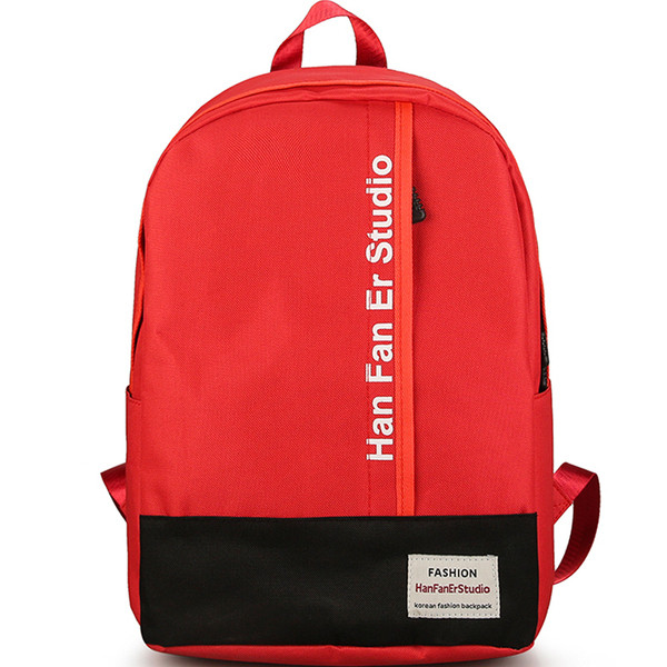 Férfi hátizsák cipzárral és emblémával, négy színben