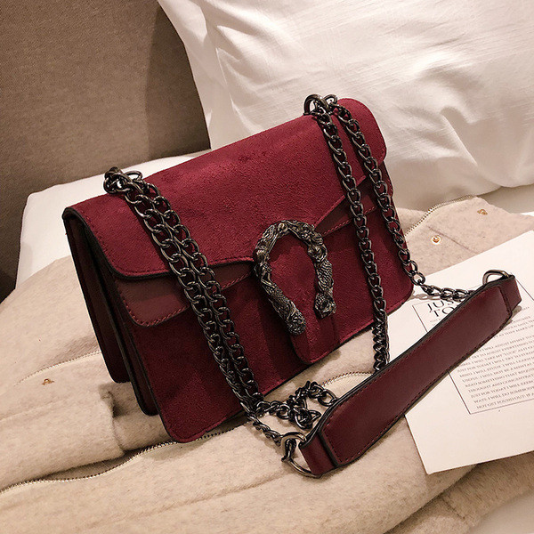 Elegáns női bársonytáska négy színben