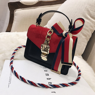 Modern női táska fém csattal, három színben