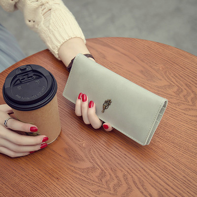 Női pénztárca öt színben, öko bőrből