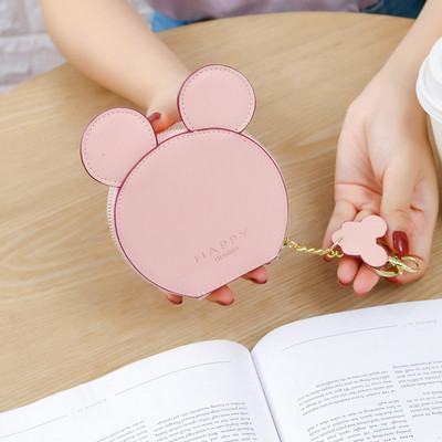 Kör alakú női pénztárca 3D elemmel