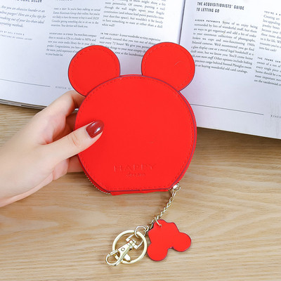 Kör alakú női pénztárca 3D elemmel